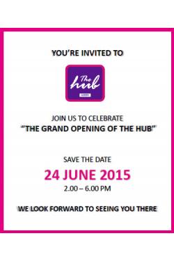 ԭҹ THE HUB GRAND OPENING ѹظ 24 Զع¹ 2558  14.00 .  ٹä Ѻ ѧԵ